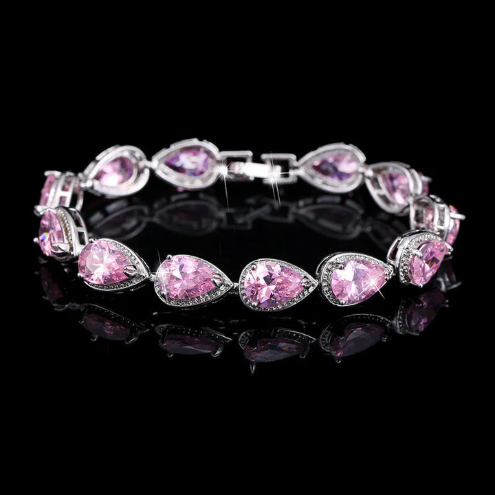 Radiant teardrop bracelet