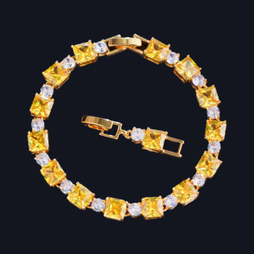 Emerald Square Bracelet