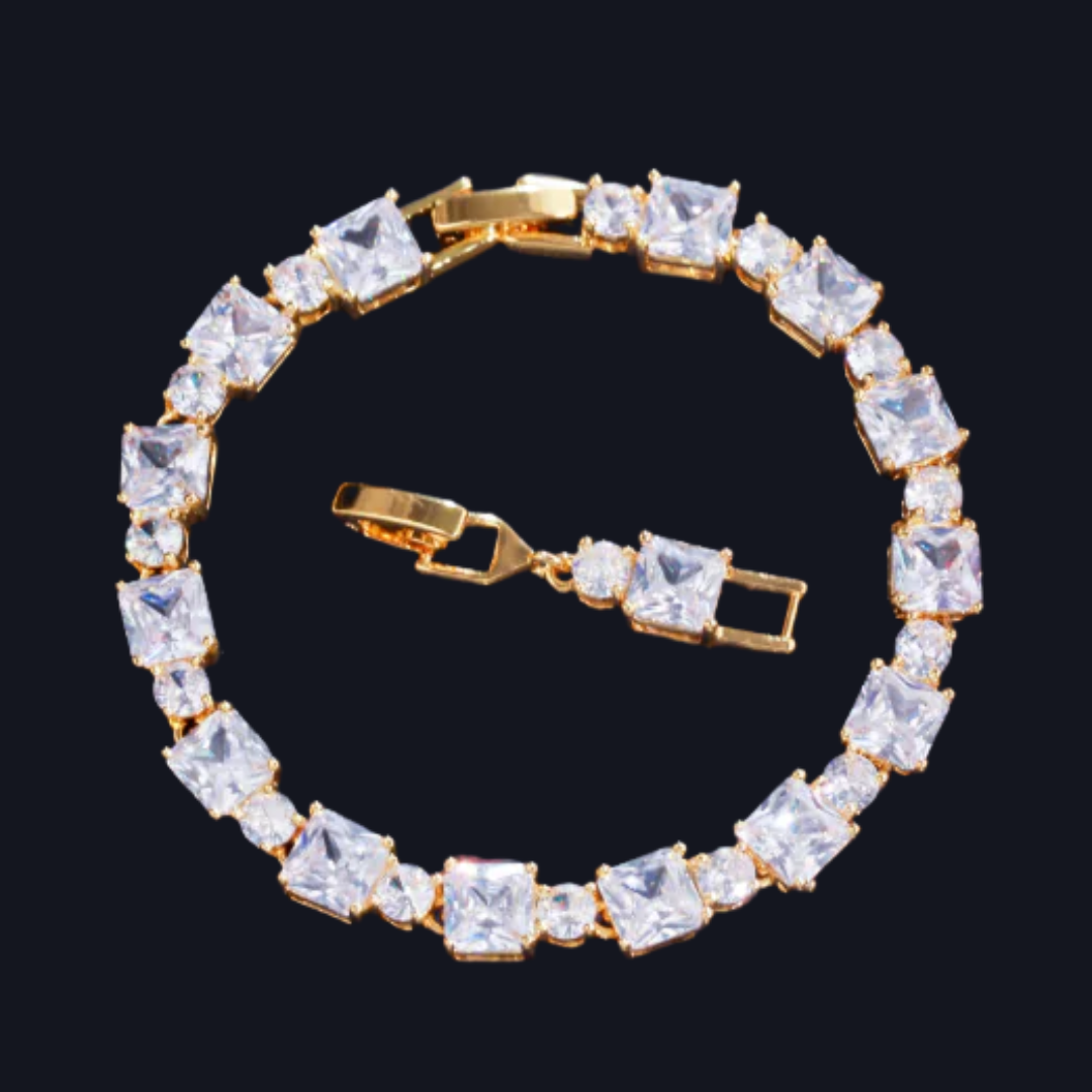 Emerald Square Bracelet