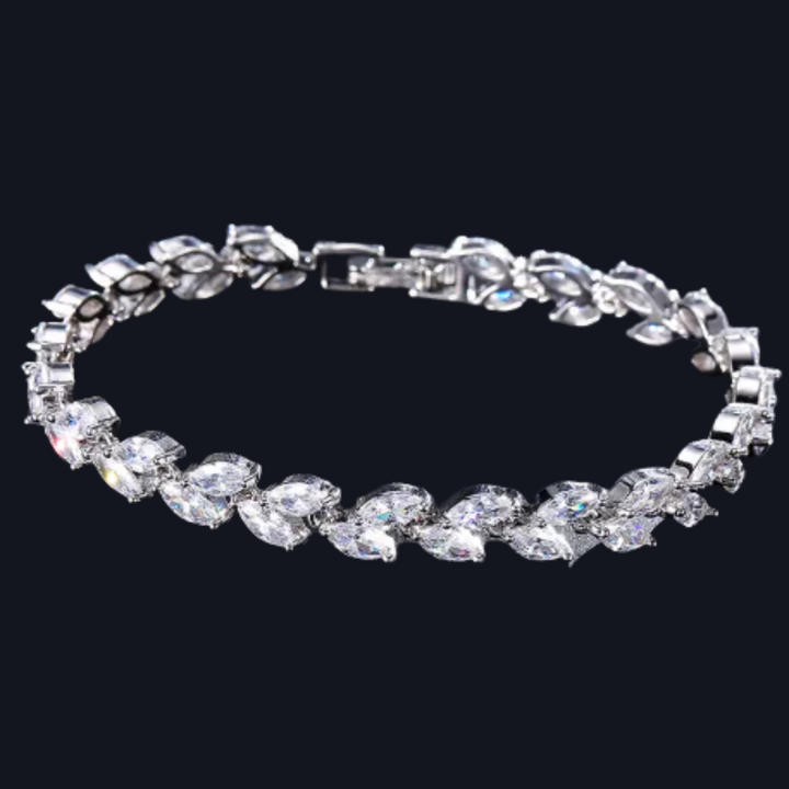 Radiant Leaf Cluster Bracelet