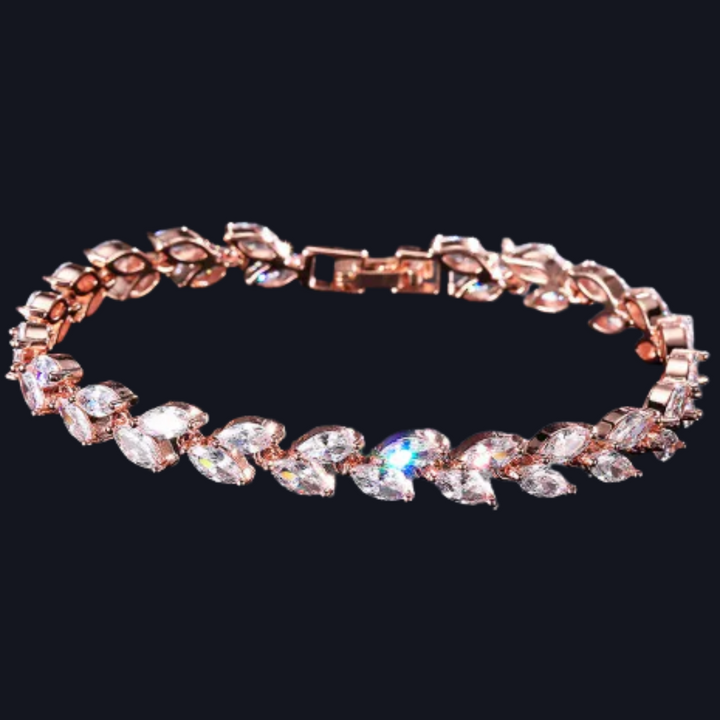 Radiant Leaf Cluster Bracelet