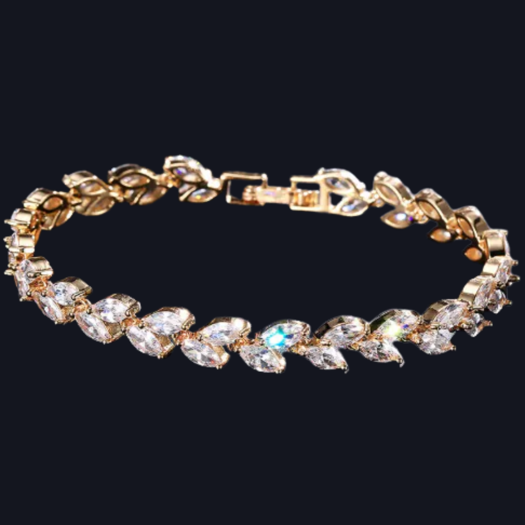 Radiant Leaf Cluster Bracelet