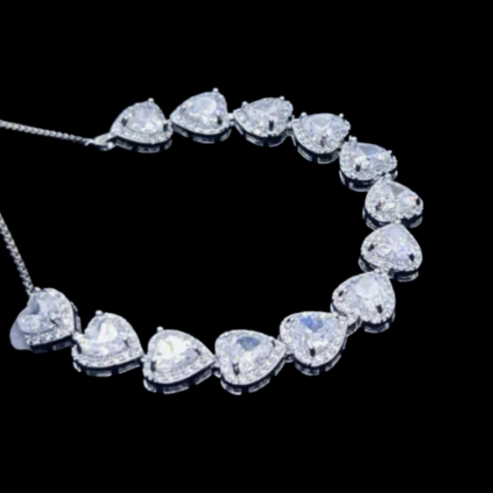 Peach Heart Bracelet