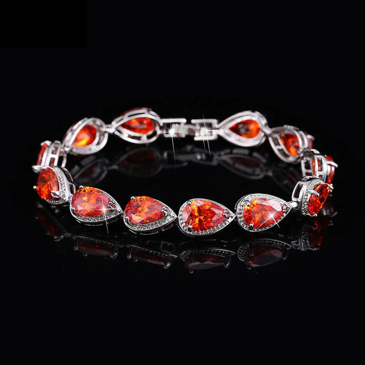 Radiant teardrop bracelet