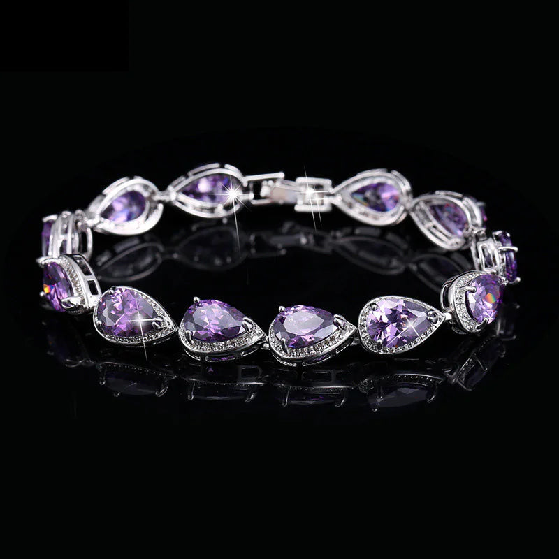 Radiant teardrop bracelet