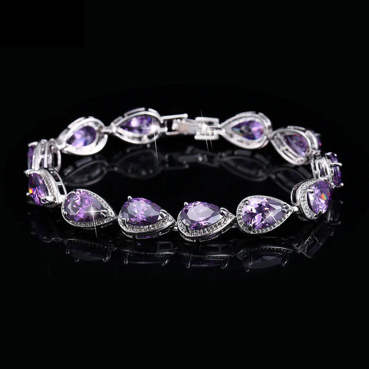 Radiant teardrop bracelet
